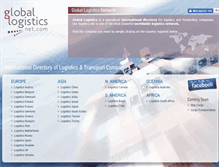 Tablet Screenshot of globallogisticsnet.com